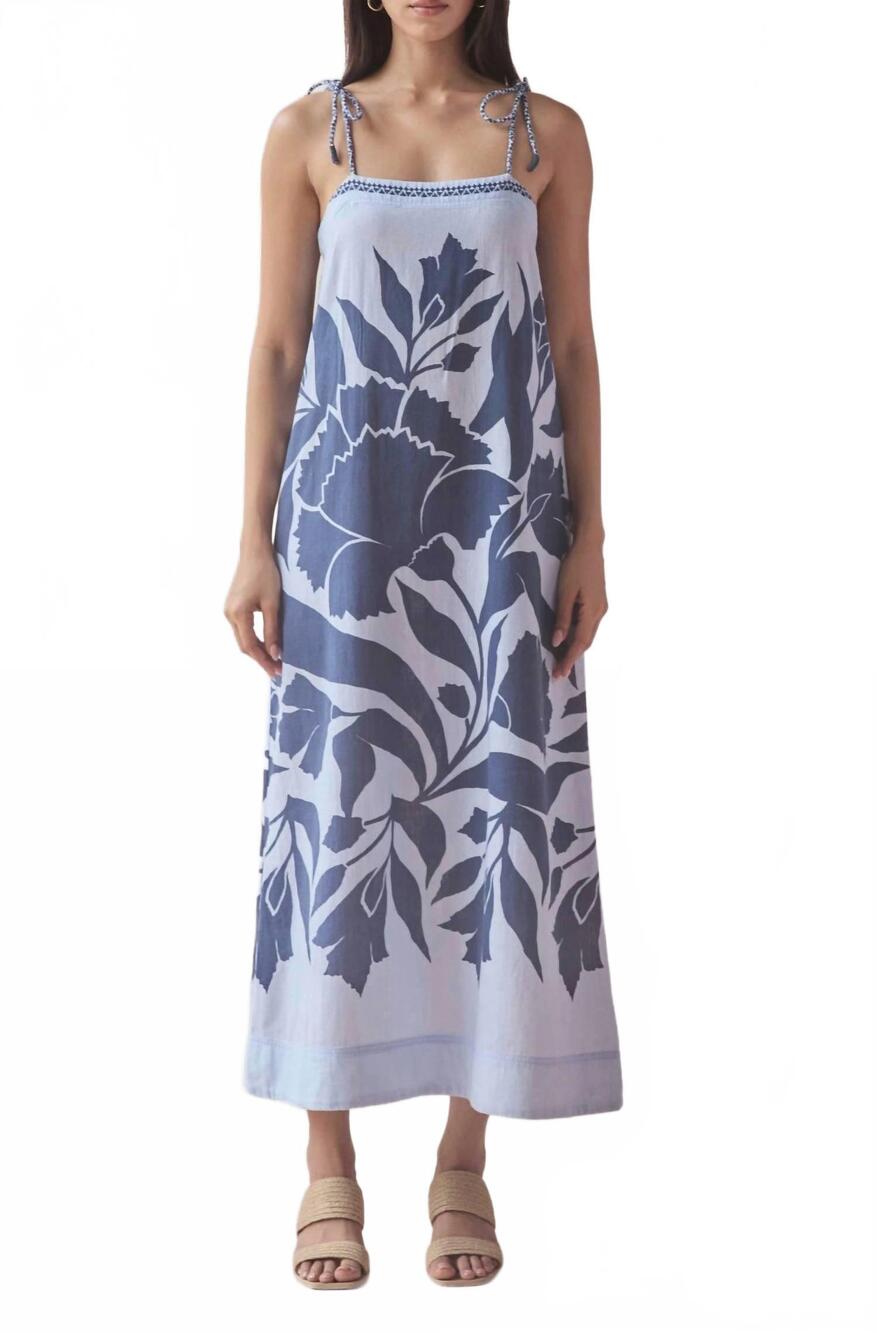 NEW OMIKA tillie maxi dress in blue